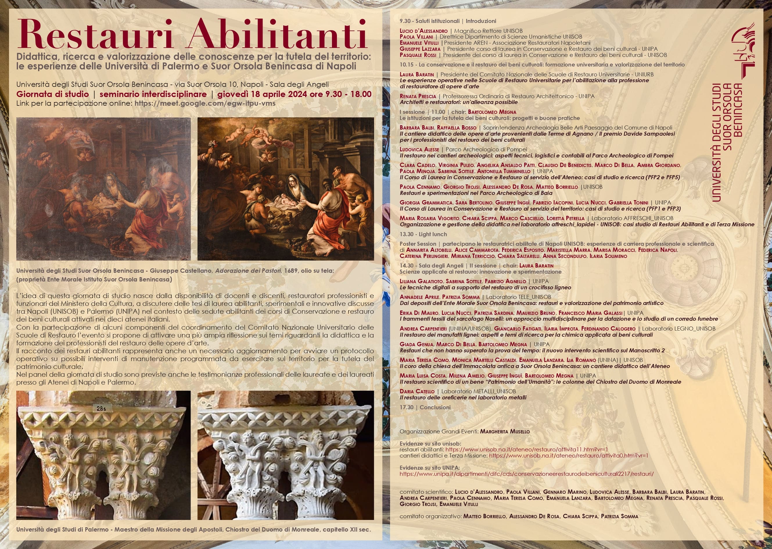 Restauri Abilitanti: programma