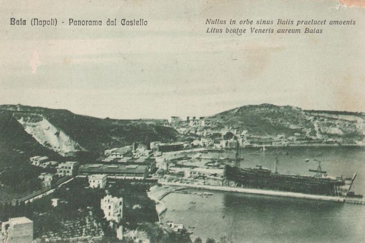 Baia (Napoli), Panorama dal Castello, prima metà del XX secolo (collezione privata).